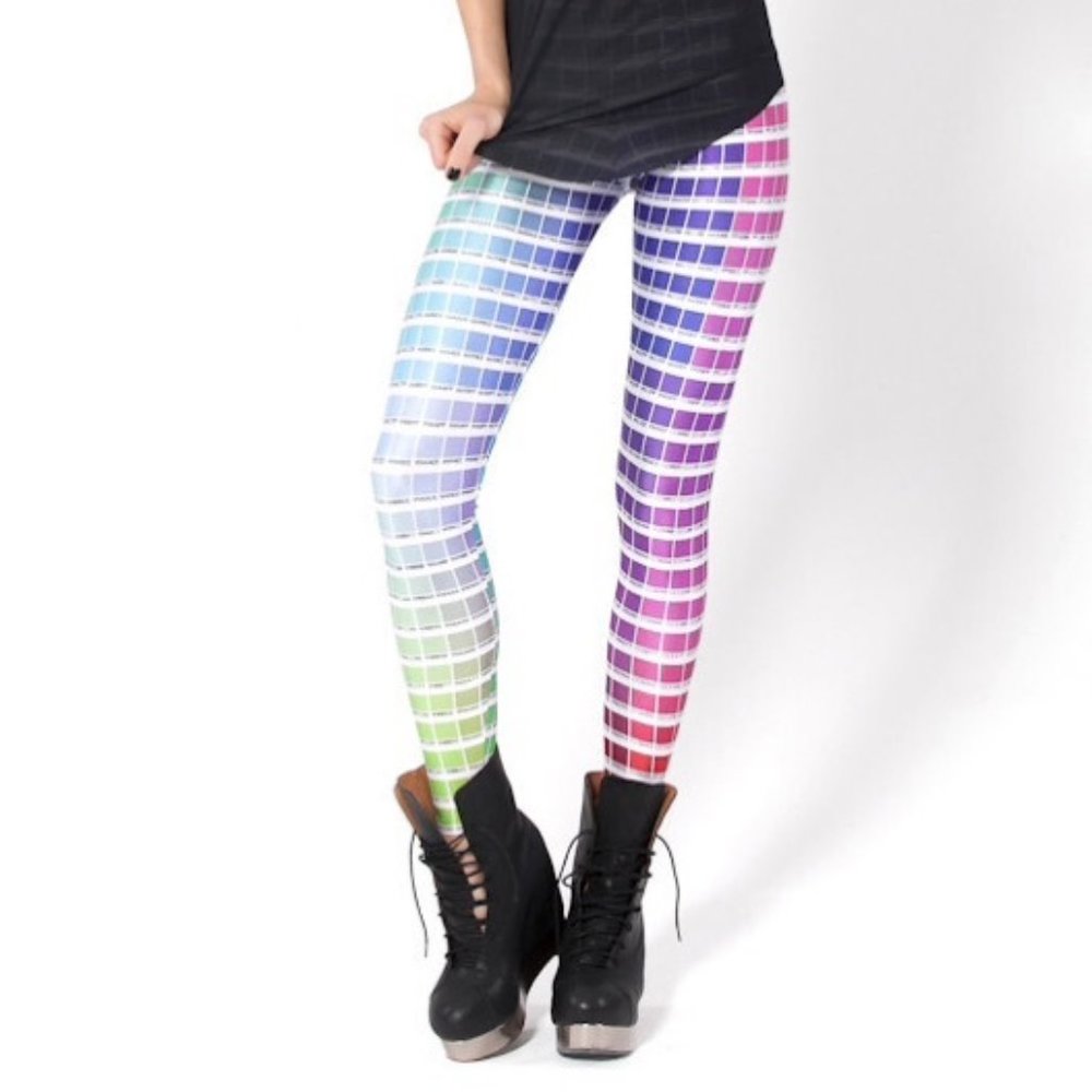 Blackmilk hex colour leggings